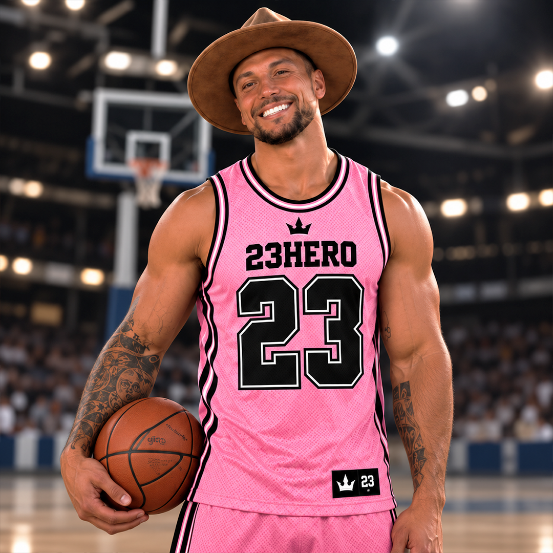 Pink Basketball Jersey