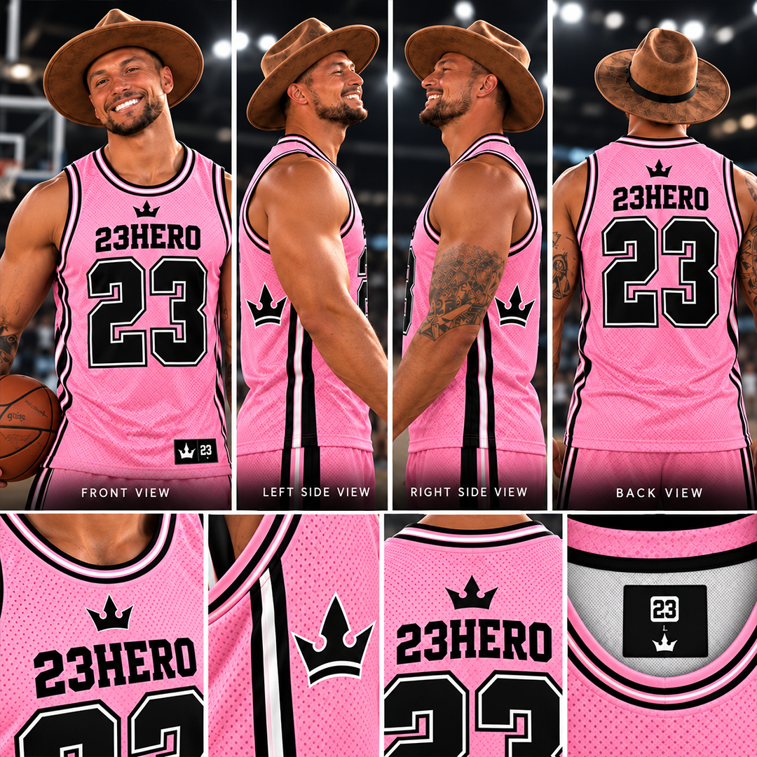 Pink Basketball Jersey