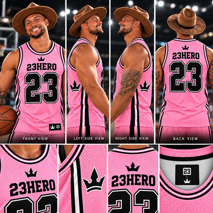 Pink Basketball Jersey