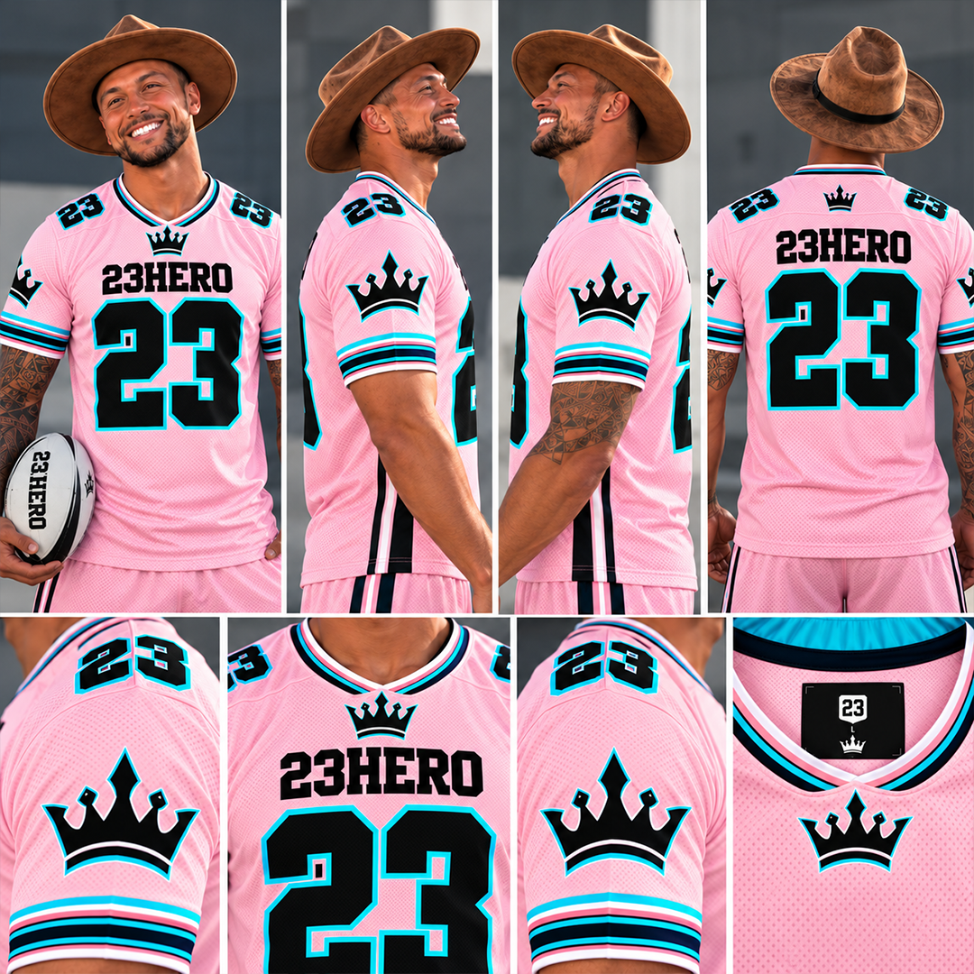 Pink Rugby Jersey