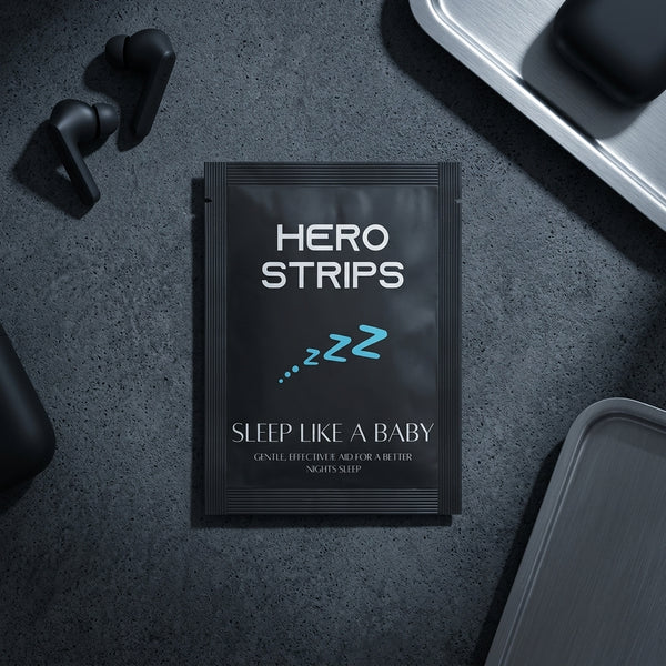 Hero Strips sleep aid Australia, gentle nighttime sleep support sachet
